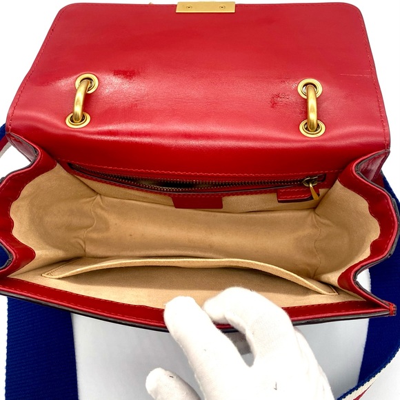 GUCCI Multicolor Leather Queen Margaret Shoulder Bag - Picture 15 of 17